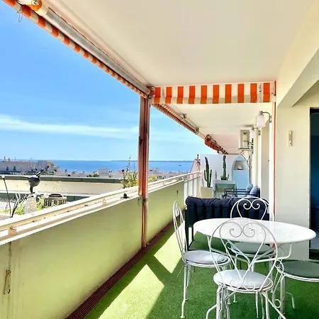 Magnifique 2p Vue Terrasse Parking ז'ואן-לה-פינס