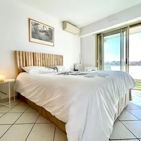 Magnifique 2p Vue Terrasse Parking דירה ז'ואן-לה-פינס